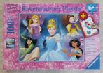 Ravensburger puzzel Betoverende Disney Prinsessen 100 XXL, Comme neuf, Plus de 50 pièces, Enlèvement