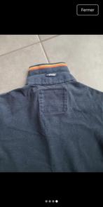 Polo Superdry - Taille S - Bleu marine avec logo brodé, Blauw, Ophalen of Verzenden, Zo goed als nieuw, Maat 46 (S) of kleiner