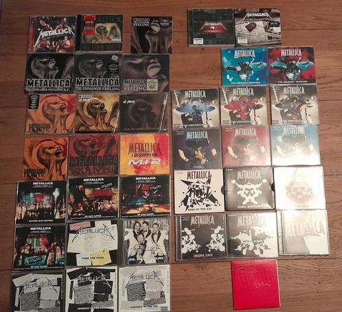 Metallica singles, CD & DVD, CD Singles, Utilisé, Rock et Metal, 6 singles ou plus, Enlèvement ou Envoi