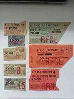 Tickets anciens Rfc Liège années 50/60, Collections, Utilisé, Enlèvement ou Envoi