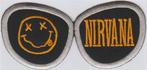 Nirvana stoffen opstrijk patch embleem #2, Nieuw, Kleding, Verzenden