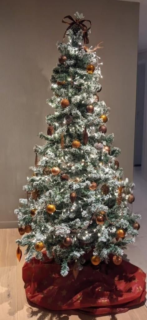 Witte kerstboom 1m55 (nieuw in doos), Diversen, Kerst, Nieuw, Ophalen