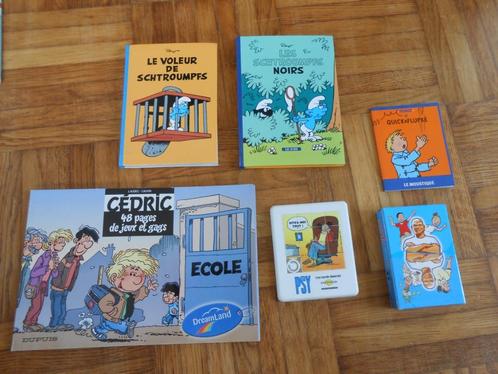 BD minis Schtroumps, Quick Flupke, les Psys, cartes Bobette, Verzamelen, Stripfiguren, Zo goed als nieuw, Boek of Spel, Smurfen