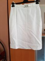 jupe blanche droite - T36, Enlèvement ou Envoi, Taille 36 (S), Comme neuf, Longueur genou
