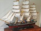 Oude Miniatuur zeilboot, Antiquités & Art, Curiosités & Brocante, Enlèvement