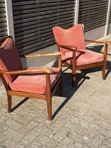 prachtige set vintage feauteuils  beschikbaar voor biedingen
