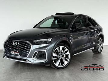 Audi Q5 Sportback PHEV 50TFSIe Quattro-1ERPRO-FULL S LINE-, Cuir, Argent ou Gris, Achat, 42 g/km