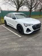 Audi Etron Sportback QUATTRO COMPETITION, Auto's, Audi, Automaat, Parkeersensor, Wit, Elektrisch