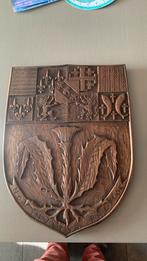 Eiken wapenschild van Nancy, Antiek en Kunst, Kunst | Beelden en Houtsnijwerken, Ophalen of Verzenden