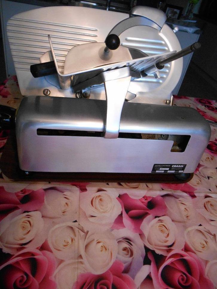 OMAS Snijmachine, Zakelijke goederen, Horeca | Keukenapparatuur, Bakkerij en Slagerij, Gebruikt, Ophalen