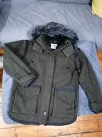 Kaki jas met afneembare capuchon., Kleding | Heren, Jassen | Winter, Maat 48/50 (M), Ophalen of Verzenden, Zo goed als nieuw, Groen