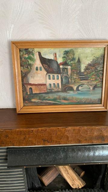 Mooi vintage schilderijtje beschikbaar voor biedingen