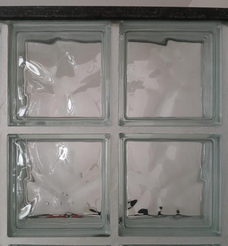 Glazen bouwstenen / glass blocks – 20 stuks, Doe-het-zelf en Bouw, Metselstenen, Zo goed als nieuw, Overige typen, Ophalen