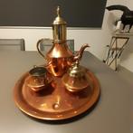 Unieke koperen koffieset DEMEYERE, Antiek en Kunst, Curiosa en Brocante, Ophalen