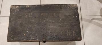 Coffre officier d'artillerie belge WW1 beschikbaar voor biedingen