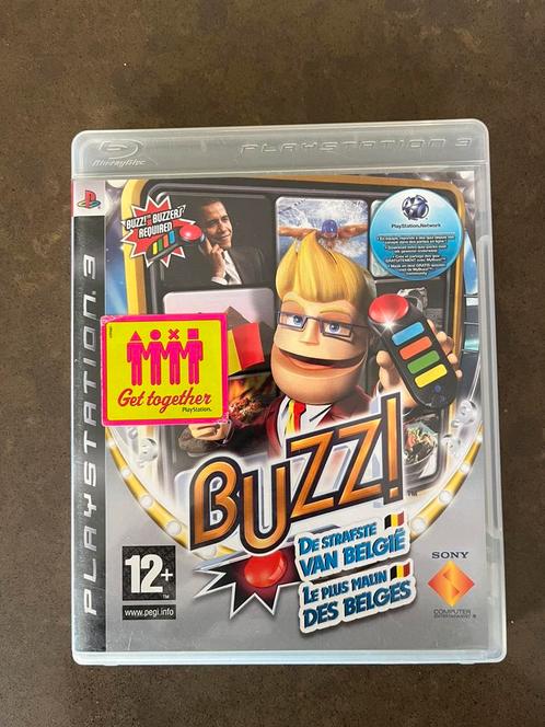 Playstation 3 game Buzz De Strafste van België, Games en Spelcomputers, Games | Sony PlayStation 3, Zo goed als nieuw, Puzzel en Educatief