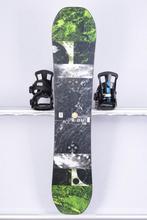 snowboard 135 BURTON RADIUS, noir/vert clair, Envoi, Utilisé, Fixations