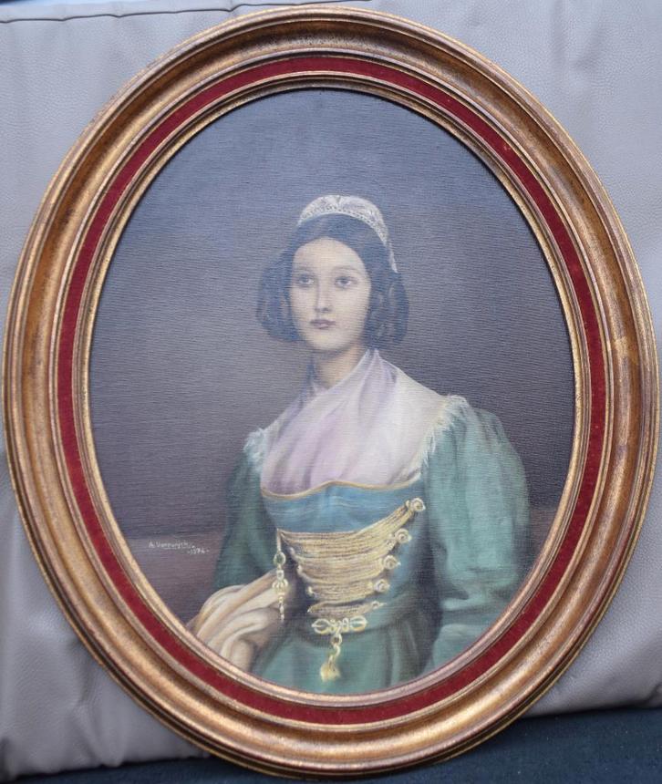 peinture à l'huile finement peinte, Antiquités & Art, Art | Peinture | Classique, Enlèvement