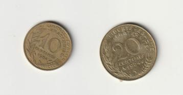 FRANCE MARIANNE PIECES 10C 20C 1984 beschikbaar voor biedingen