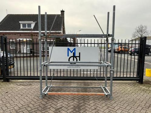Stapelbok/opslagbok t.b.v. Layher Blitz stelraam 2.00x0.73M, Tuin en Terras, Takkenscharen, Gebruikt, Ophalen