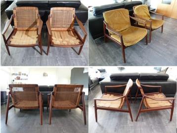 Hartmut Lohmeyer lounge chair type 400 for Wilkhahn (2x) beschikbaar voor biedingen