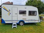 Caravan Knaus Blue Line 401 met voortent en stapelbed, Caravans en Kamperen, Caravans, Treinzit, 750 - 1000 kg, 4 tot 5 meter
