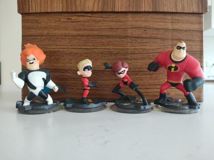 Disney Infinity Figuren – The Incredibles Set, Verzamelen, Disney, Gebruikt, Beeldje of Figuurtje, Ophalen of Verzenden