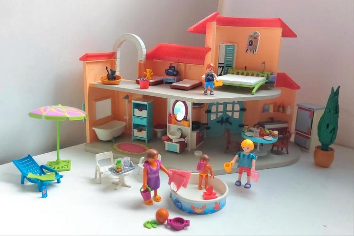 Playmobil 9420 Vakantiehuis + Extra, Kinderen en Baby's, Speelgoed | Playmobil, Zo goed als nieuw, Ophalen of Verzenden