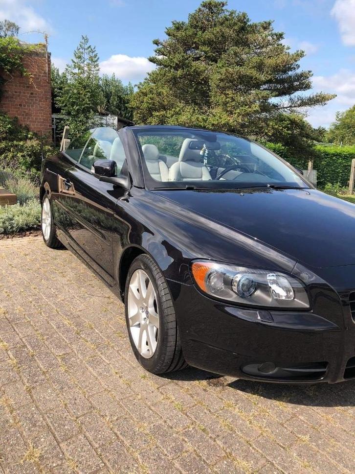 Volvo C70 cabrio, Auto's, Volvo, Particulier, C70, Diesel, Euro 4, Cabriolet, 3 deurs, Automaat, Overige kleuren, Beige, Leder