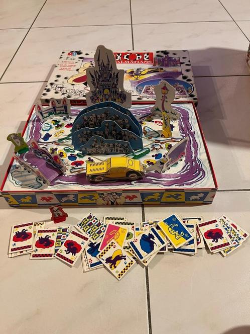 DISNEY 101 DALMATIERS SPEL GEZELSCHAPSSPEL compleet MB 1996, Verzamelen, Disney, Gebruikt, Overige typen, Ophalen of Verzenden
