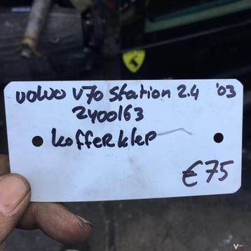 Volvo V70 station 2.4 2003 Wagennr 2400163 Achterklep  beschikbaar voor biedingen