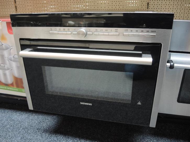 Siemens inbouw combi oven, Elektronische apparatuur, Microgolfovens, Gebruikt, Inbouw, Combi-microgolfoven, 45 tot 60 cm, Grill