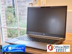 Win11 HP ZBook Fury 15 i7 12x5.10Gz 512GB 16GB Office 2021, Met videokaart, 15 inch, Zo goed als nieuw, HP