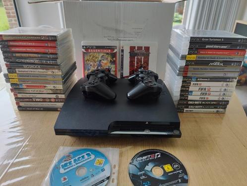 Ps3 + spellen, Games en Spelcomputers, Spelcomputers | Sony PlayStation 3, Gebruikt, Slim, Ophalen