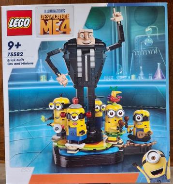 Lego 75582 Brick Built Gru and Minions - Neuf/Scellé !, Enlèvement ou Envoi, Neuf, Ensemble complet, Lego
