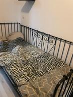 eenpersoonsbed, Huis en Inrichting, Slaapkamer | Bedden, Ophalen, Eenpersoons, Zwart, 80 cm