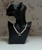 Chanel Ketting met Witte Parels, Handtassen en Accessoires, Kettingen, Ophalen of Verzenden, Nieuw, Goud, Goud
