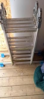 Excelsior multi vouwladder 4x3 treden, Ophalen, Gebruikt, Ladder, Opvouwbaar of Inschuifbaar