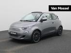 Fiat 500e C La Prima 42 kWh Cruise control | Zetelverwarming, Auto's, Fiat, 4 zetels, 310 km, Cabriolet, Zilver of Grijs