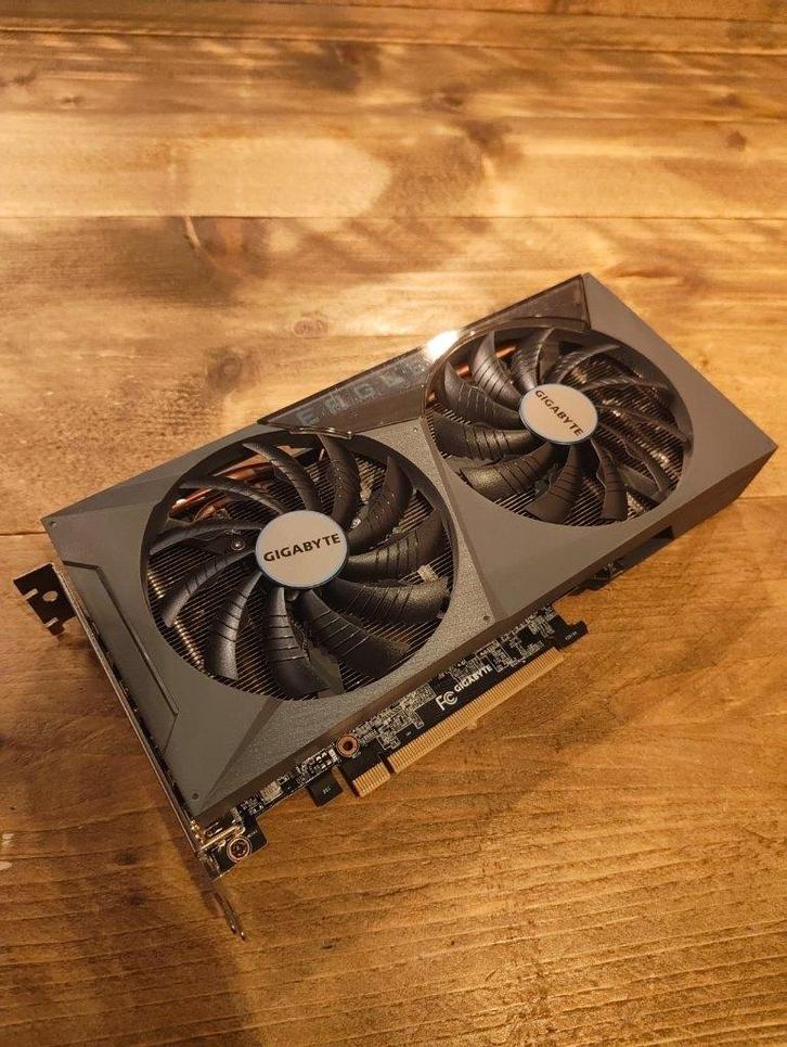 Gigabyte GeForce RTX 3060 Ti EAGLE OC 8G (rev. 2.0, LHR), Computers en Software, Videokaarten, Gebruikt, AMD, PCI-Express 4.0