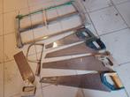 Pakket met 7 zagen (handzagen, boogzagen) in goede staat, Ophalen, Gebruikt