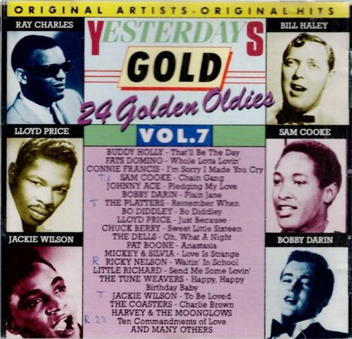 cd   -   Yesterdays Gold Vol. 7 (24 Golden Oldies), Cd's en Dvd's, Cd's | Overige Cd's, Ophalen of Verzenden