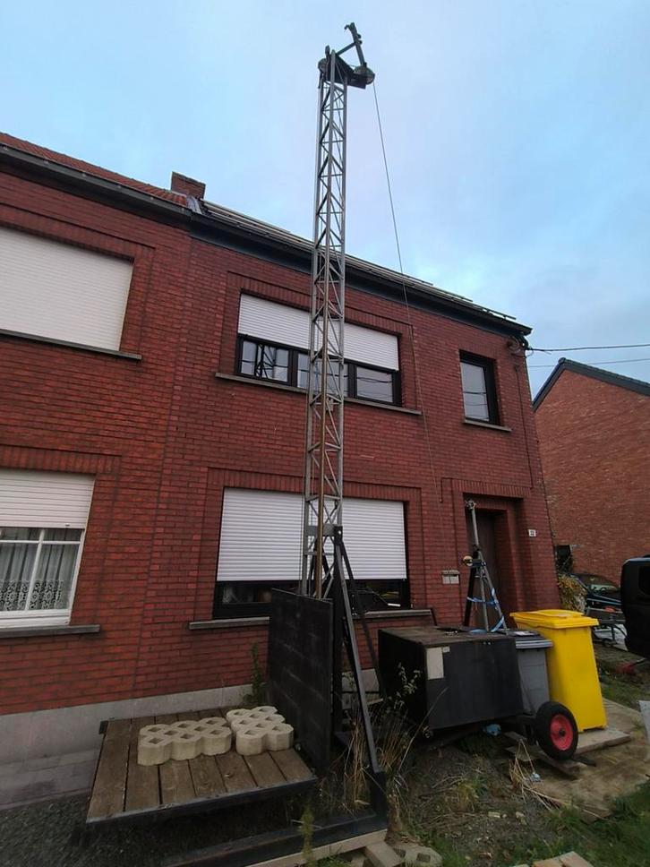 Elektrische bouwlift (230v monofase), Doe-het-zelf en Bouw, Bouwliften, Zo goed als nieuw, Bouwlift, Ophalen