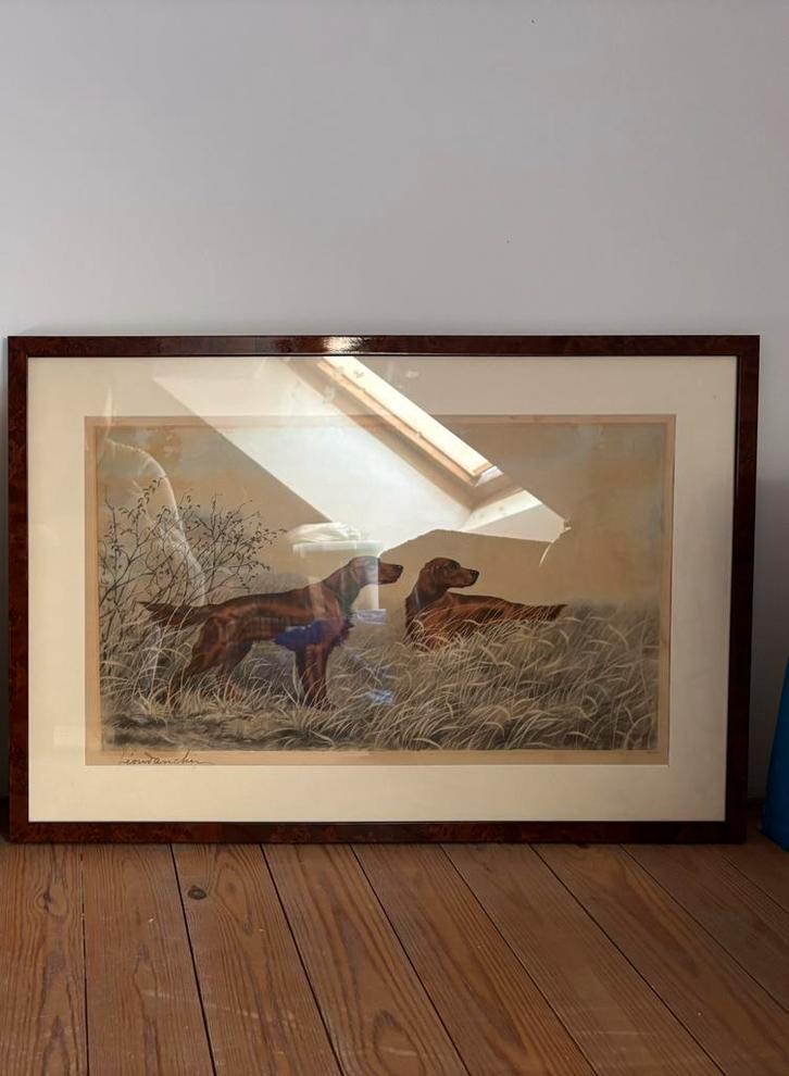 Leon danchin, Antiek en Kunst, Kunst | Litho's en Zeefdrukken, Ophalen of Verzenden