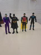 Batman, Robin 2x en the joker  figuren met plooivare armen, Ophalen of Verzenden, Zo goed als nieuw