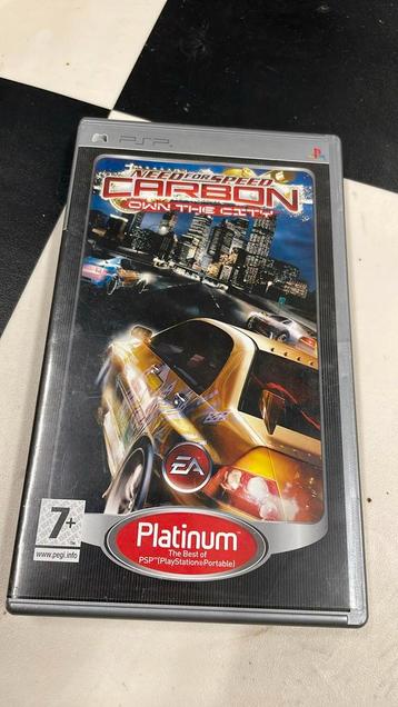 Psp 1 need for speed carbon beschikbaar voor biedingen