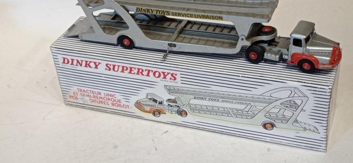 DINKY TOYS FRANCE UNIC TRANS PORTE  VOITURE, Hobby & Loisirs créatifs, Voitures miniatures | 1:43, Comme neuf, Bus ou Camion, Dinky Toys