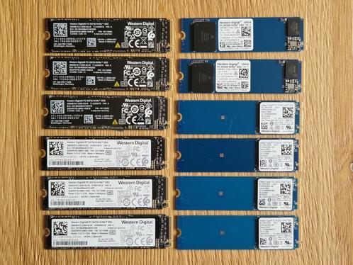 12x SSD Western Digital 256GB NVMe m.2 2280 PRO - als nieuw, Computers en Software, Harde schijven, Zo goed als nieuw, Laptop
