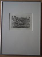 Spaans kwartier ets begijnhof Leuven 5/150 gesign. eauforte, Antiek en Kunst, Kunst | Etsen en Gravures, Ophalen of Verzenden