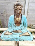 boeddha zit kleur, Tuin en Terras, Ophalen, Nieuw, Kunststof, Boeddhabeeld